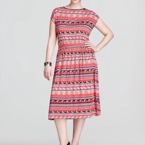 Rachel Pally Vibrant Striped Midi Dress